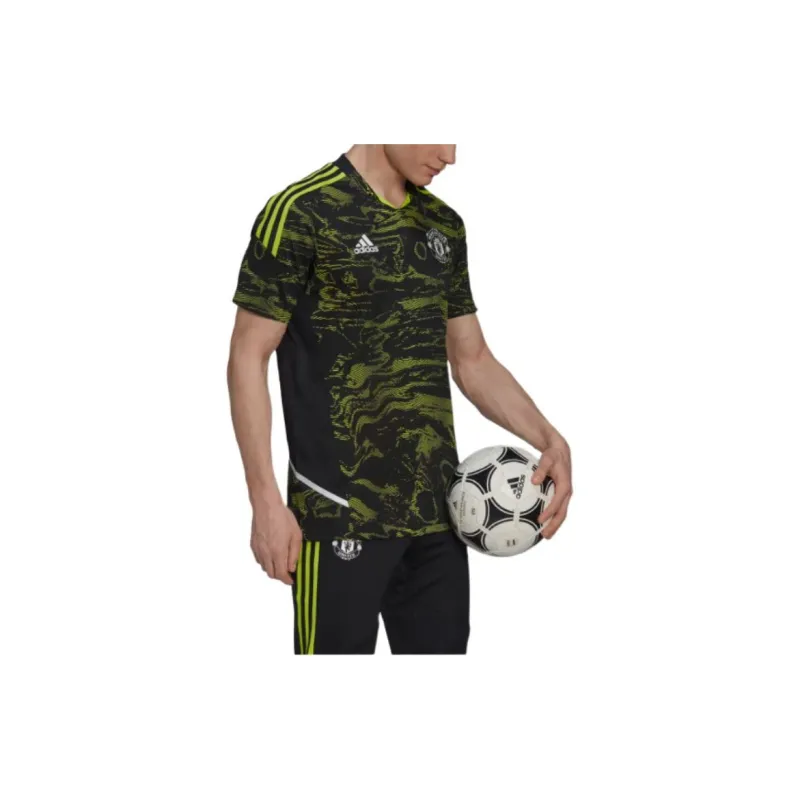 Adidas MANCHESTER UNITED THEATRE OF DREAMS CONDIVO 22 PRO Soccer Jerseys Men's Half Solar Mucus / Black-2