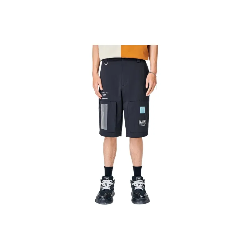FILA MIHARA YASUHIRO Collaboration Collection Casual Shorts Men's Black-4