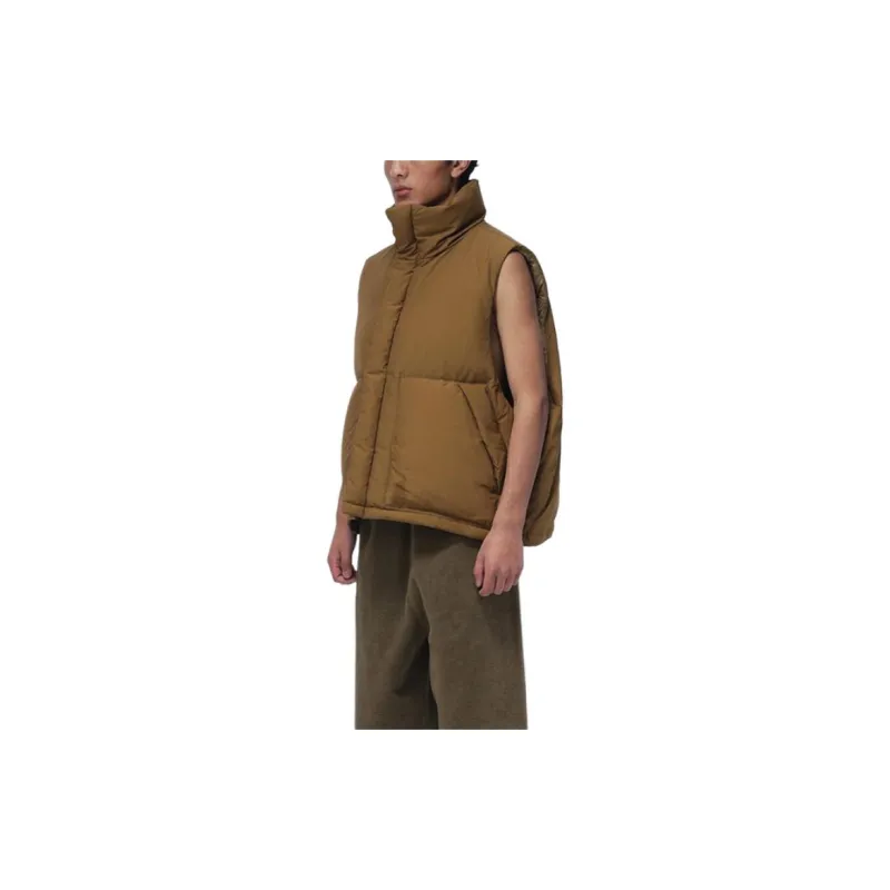 GREG ROSS Vests Men Brown-3