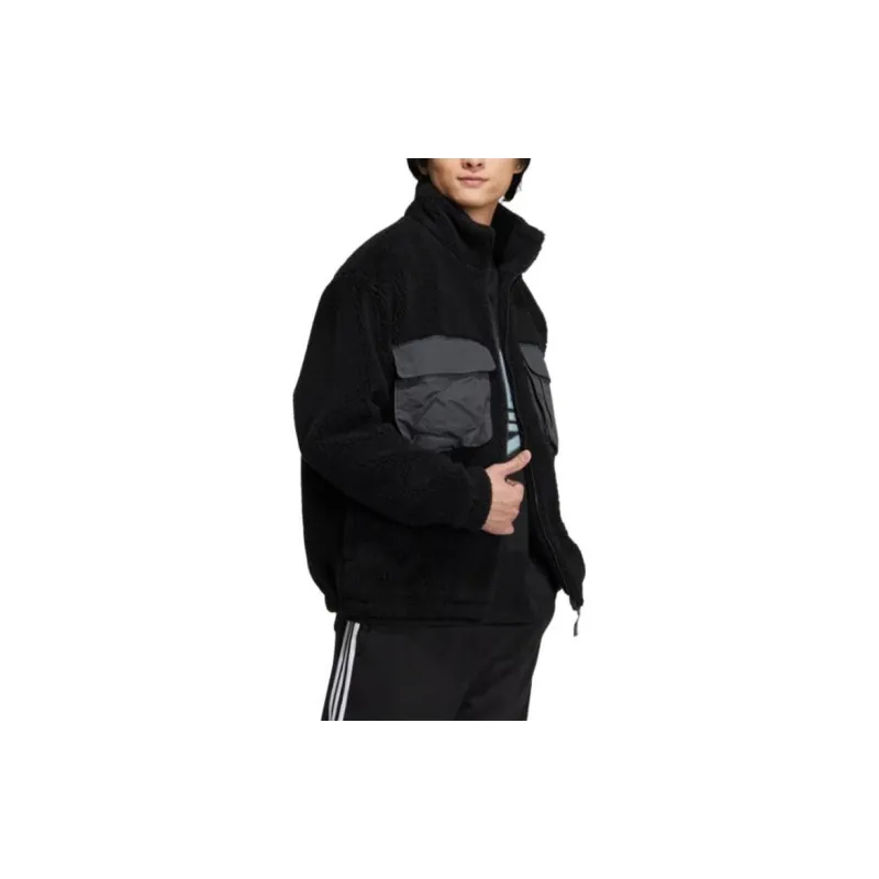 Adidas Originals Velvet Jackets Men Black-3