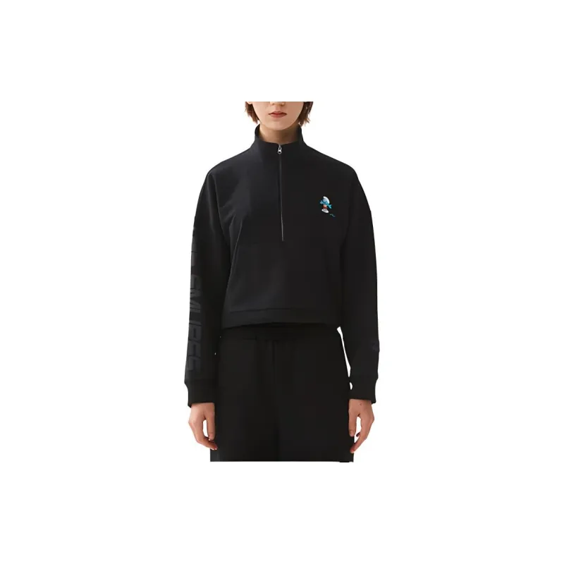 Particle Fever x The Smurfs Sweatshirt Unisex Pitch Black-1