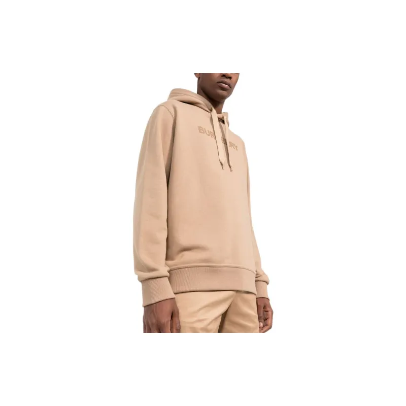 Burberry Logo Print Cotton Hoodie-3