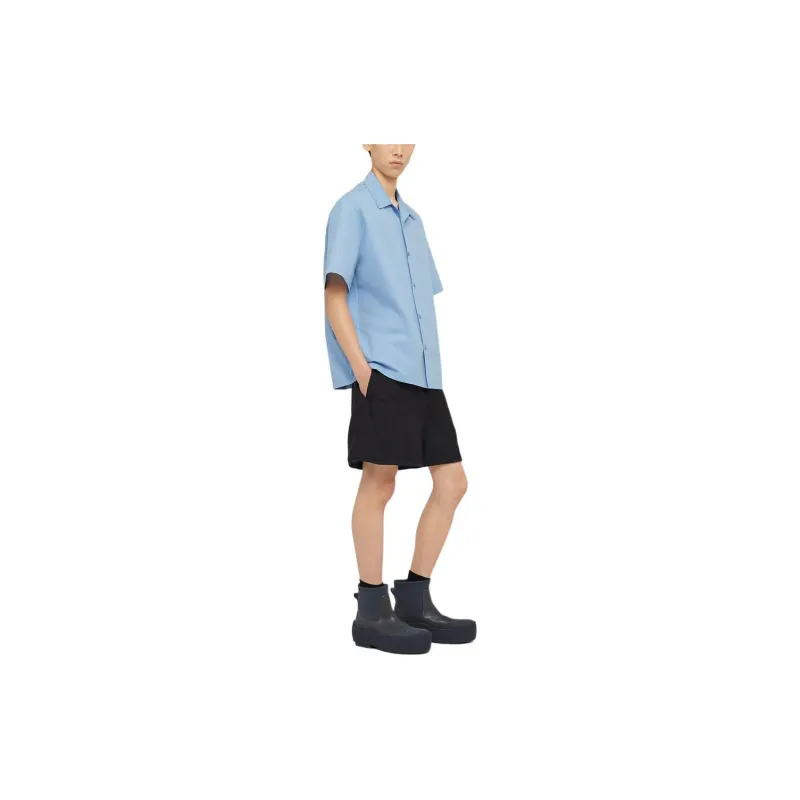 JIL SANDER Buttoned Straight Hem Shirt-2
