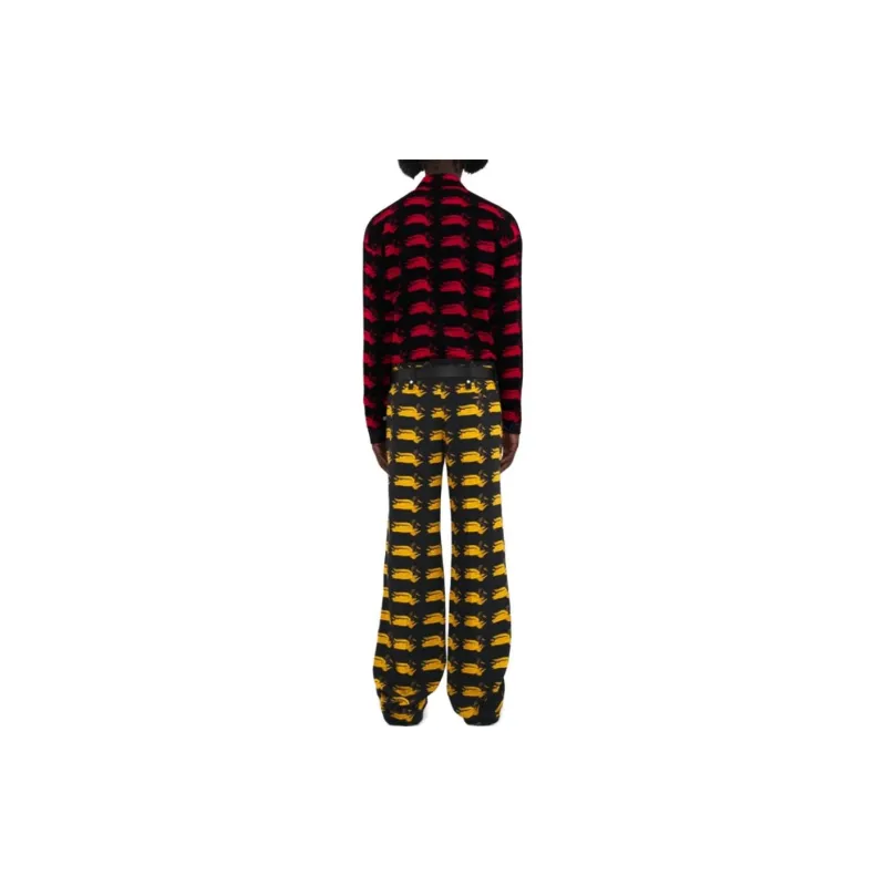 Burberry Duck print Wool Trousers-1
