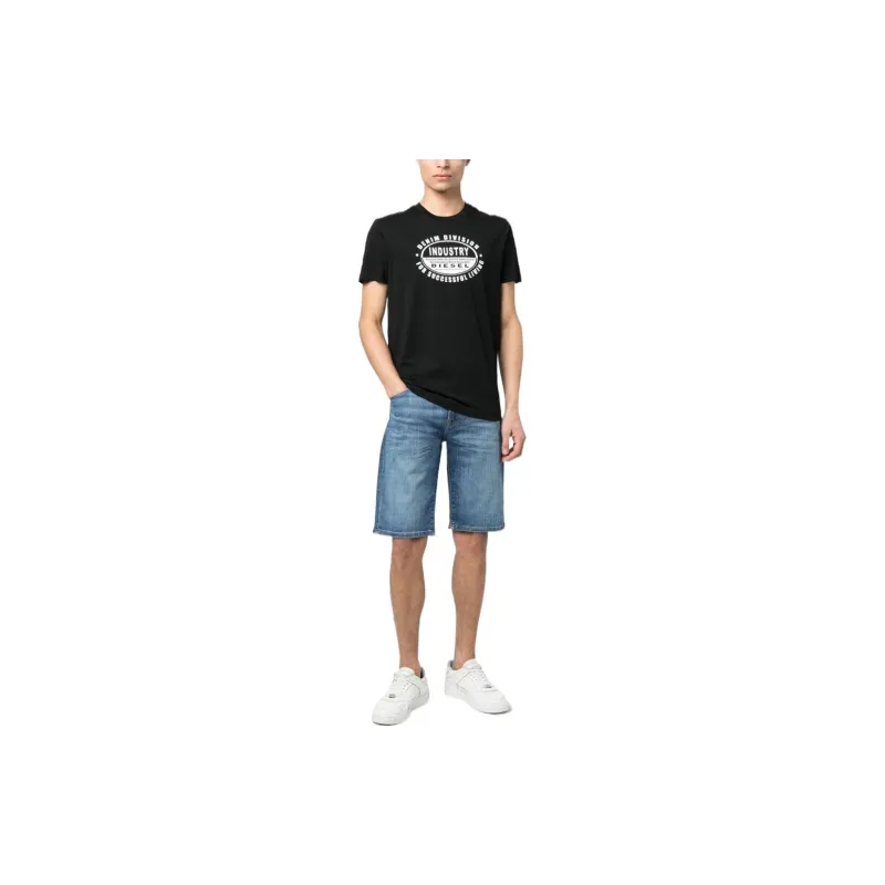 DIESEL Denim Shorts Men Blue-1
