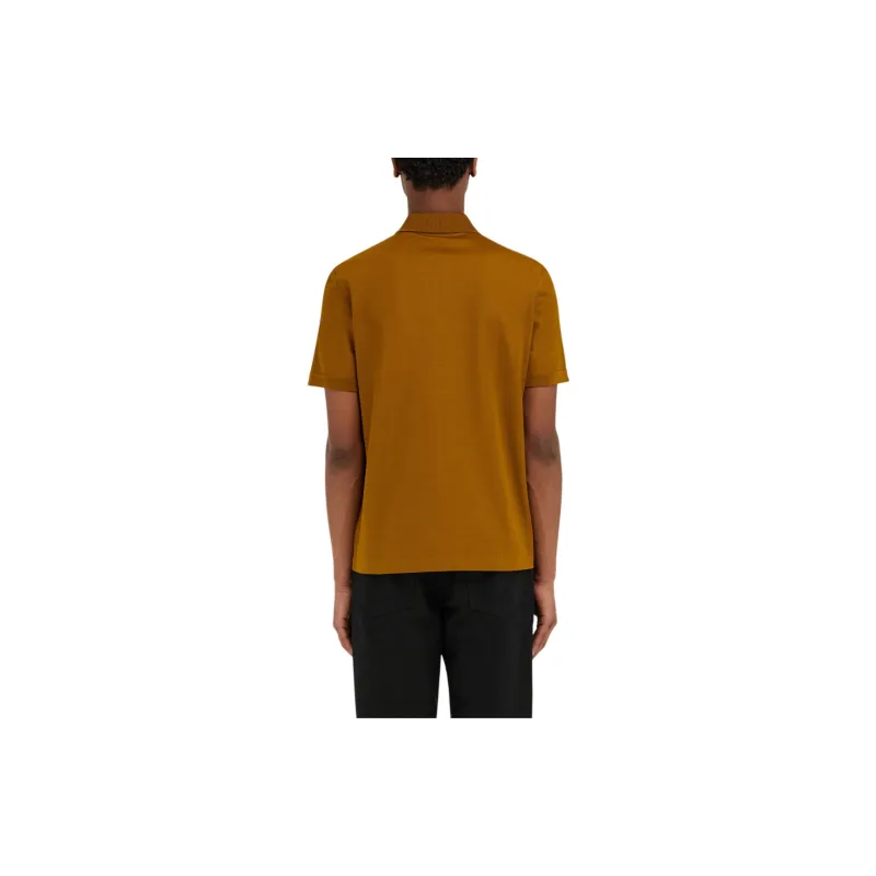 Ferragamo Zip Collar Polo-3