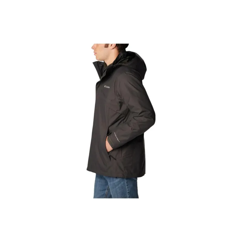 Columbia Windbreaker Jackets Men Dark Gray-7