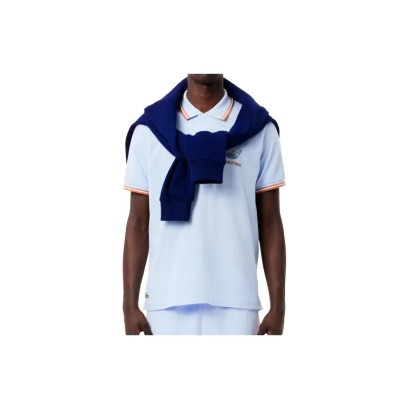 LACOSTE Polo Shirts Men White-2