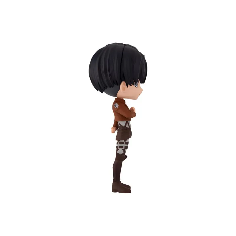 BANPRESTO Glasses Factory Q Posket Attack On Titan Levi 2 Model A Chibi Figures-1