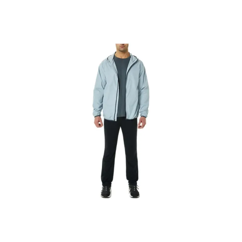 Asics Packable Jacket Jackets Coats Men's Gray-3
