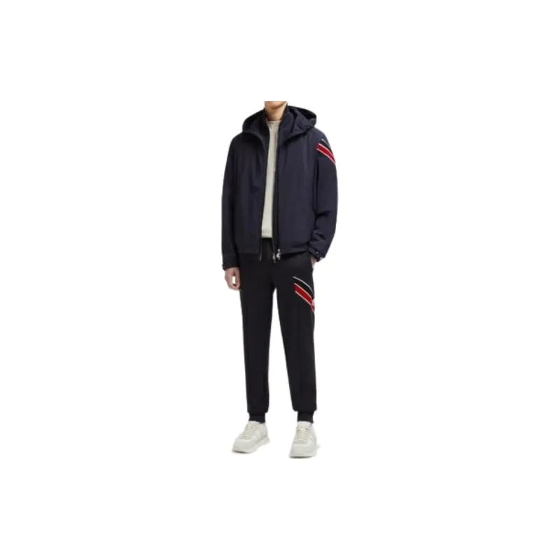 Moncler Casual Pants Men's Black-3