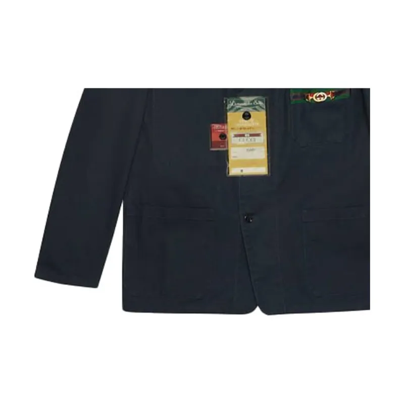 GUCCI Interlocking G Horsebit Embellished Blazer-3