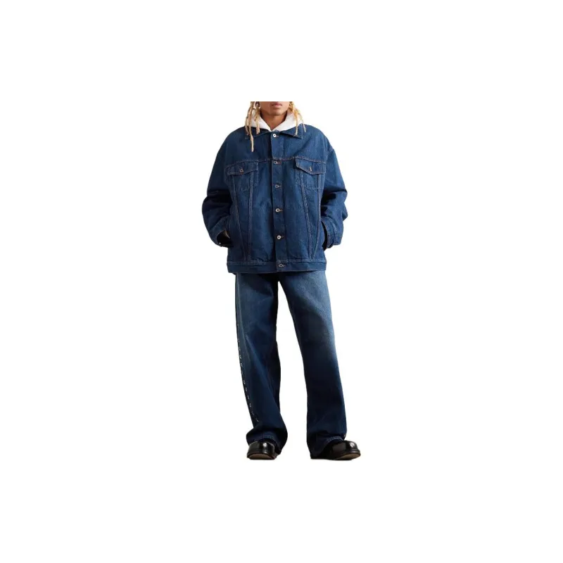 OFF WHITE Jackets & Coats Regular Men's Blue-2