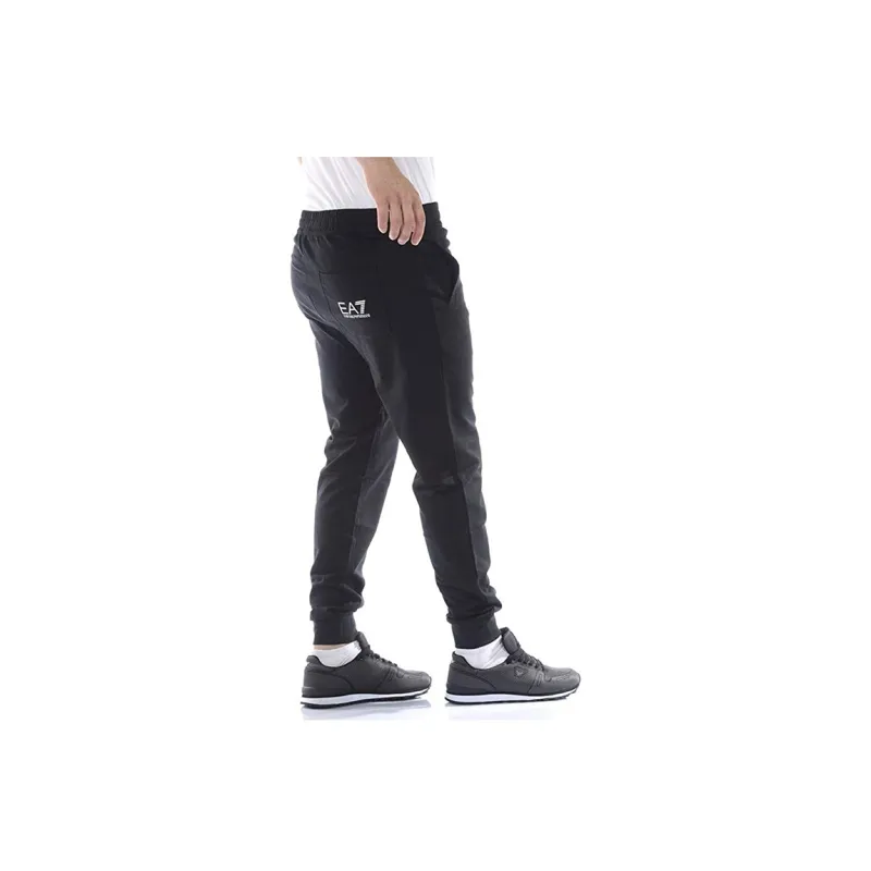 EMPORIO ARMANI EA7 Knitted Sports Pants Men's Black-5