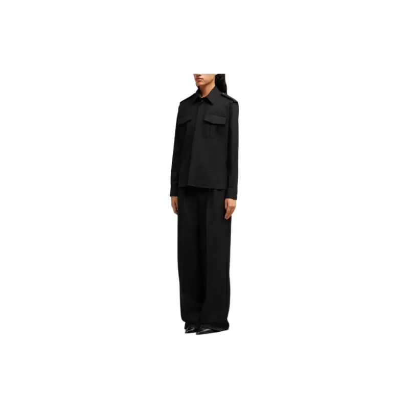 AMIPARIS Concealed Fastened Military Shirt-6