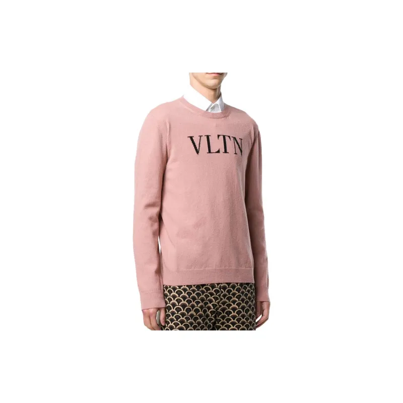 Valentino Cashmere Sweater Men's Pink-2