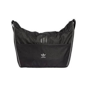 Adidas Originals Recycled Polyester Shoulder Bag Regular Unisex Black & Deep Silver Gray