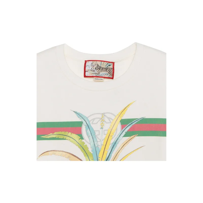GUCCI Chinese New Year SS22 T Shirt Men's White - POIZON GUCCI Chinese New Year SS22 T Shirt Men's White - POIZON