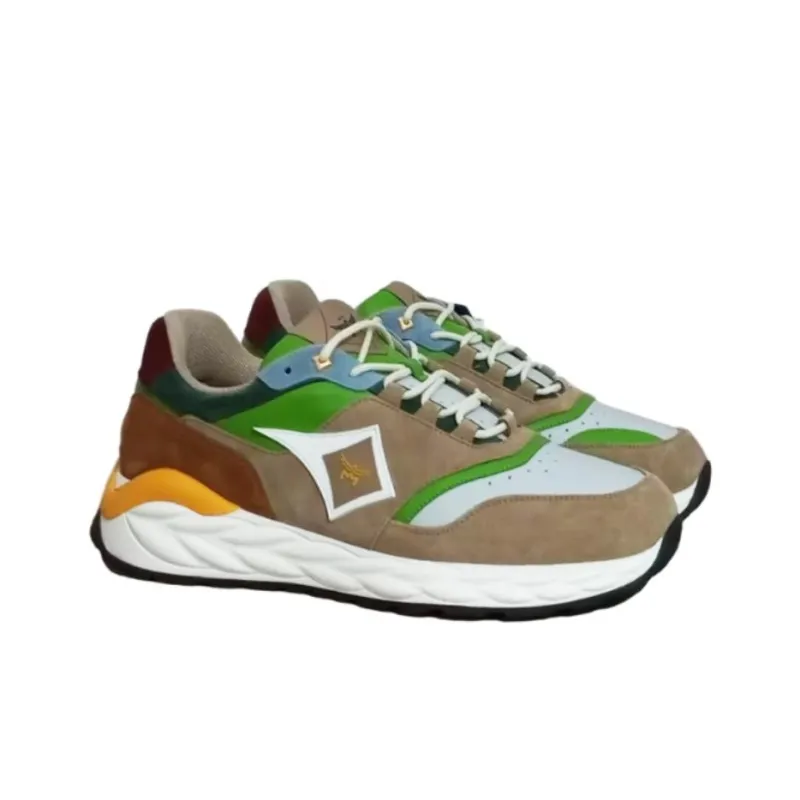 MCM Sky Wonder Low Top Casual Shoes Unisex Brown-2