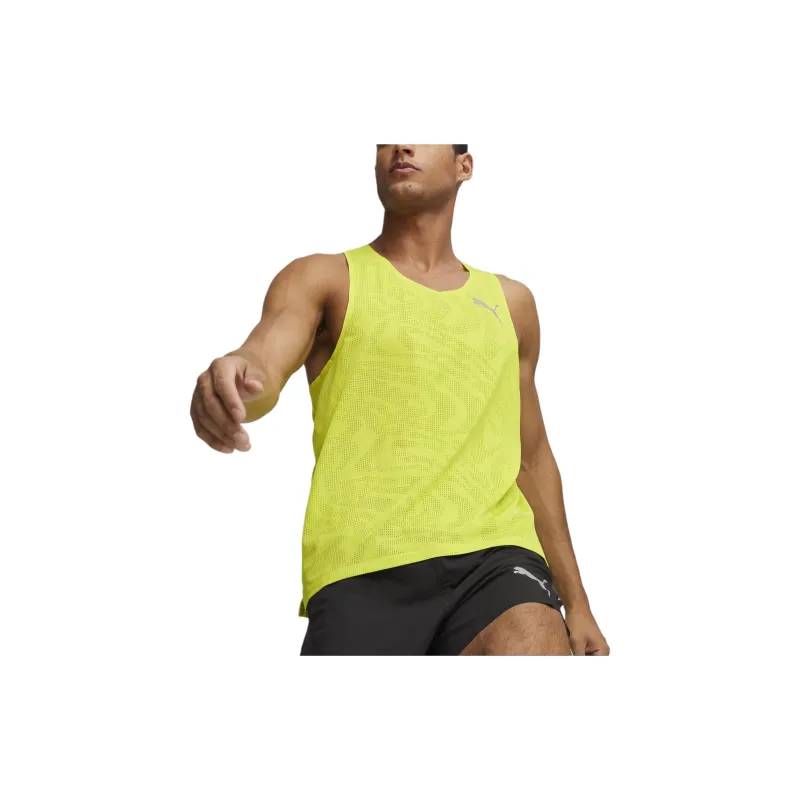 PUMA RUN ULTRASPUN Tank Top Men's Lemon-4