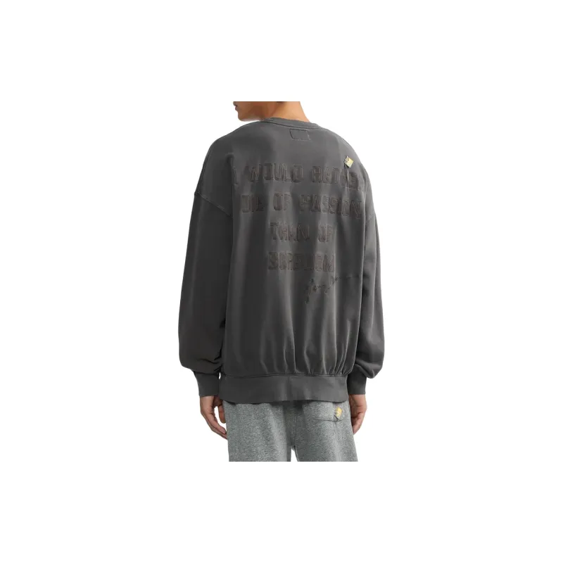 MUSIUM DIV Logo embroidered Cotton Sweatshirt-8