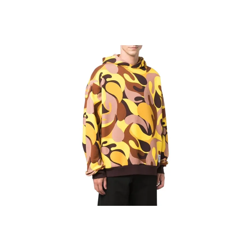 MARNI Abstract Camouflage print Hoodie-3