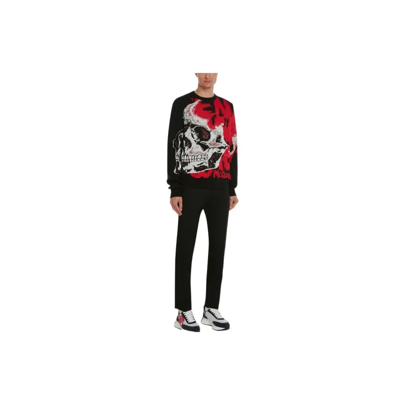 Alexander McQueen Sweaters Men Black-3