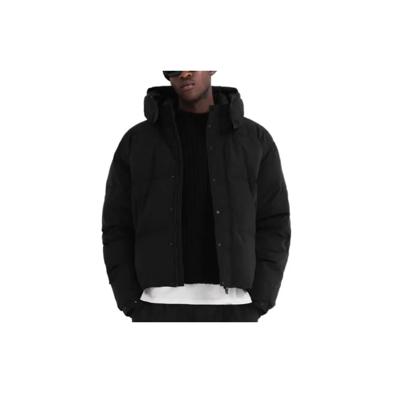 REPRESENT Initial Press Stud Hooded Puffer Jacket-2