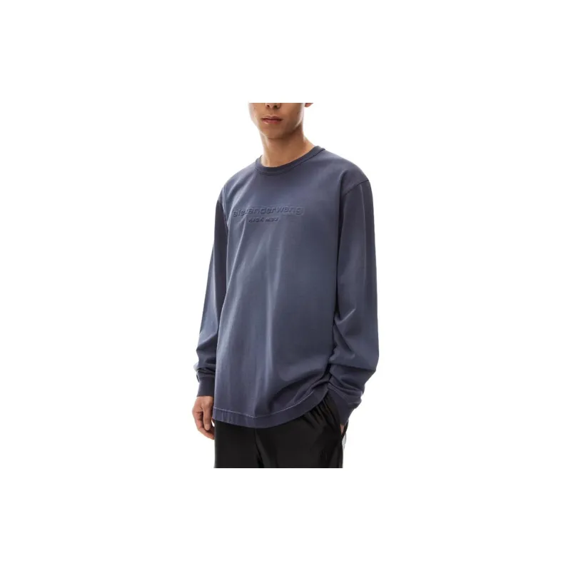 Alexander Wang Logo embossed Cotton Sweatshirt-3