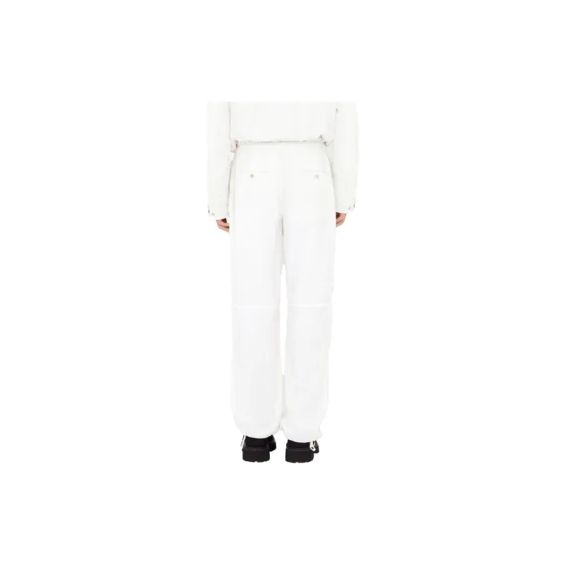 Ferragamo Knitted Sweatpants Men White-2