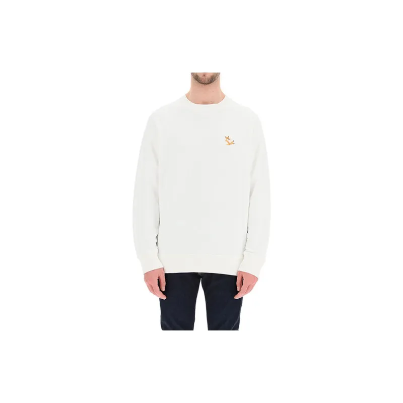 Maison Kitsune Chillax Fox Patch Classic Sweatshirt-5