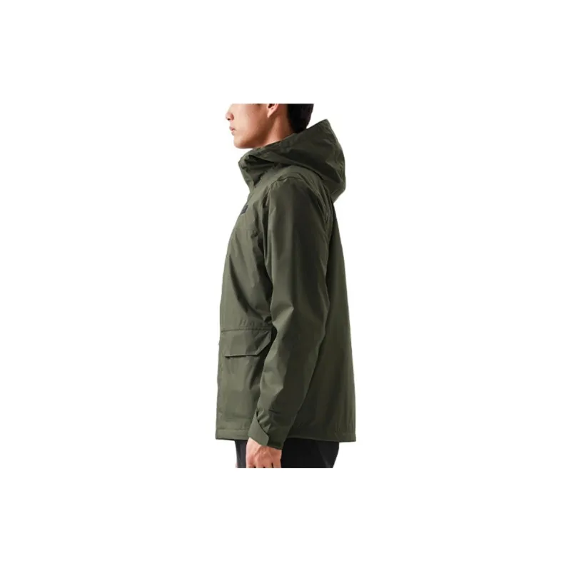 THE NORTH FACE City Outdoor Collection Water Resistant Windproof Breathable Warm Windbreaker Jacket Men's Green-3