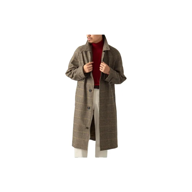 Beams x MACKINTOSH Coats Men's Brown Check-11