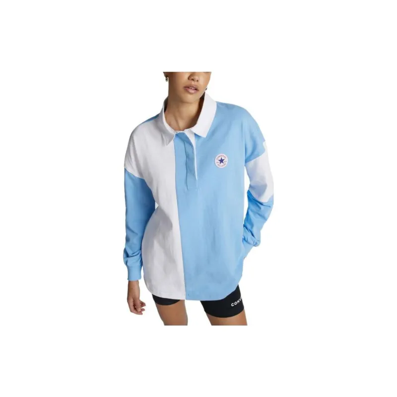 Converse Polo Shirts Women's Blue-2