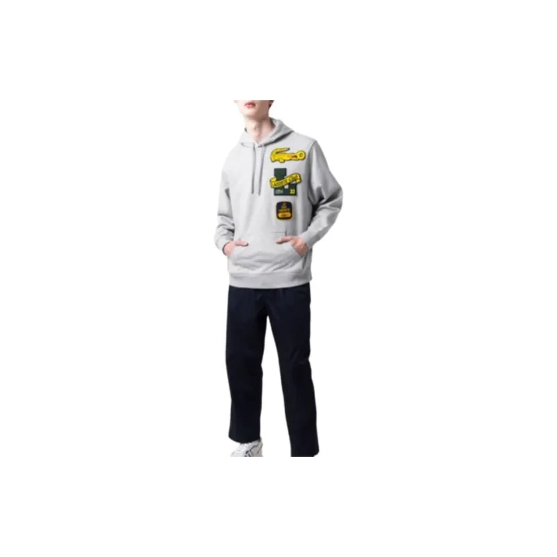 LACOSTE Sweatshirts Men Gray-2