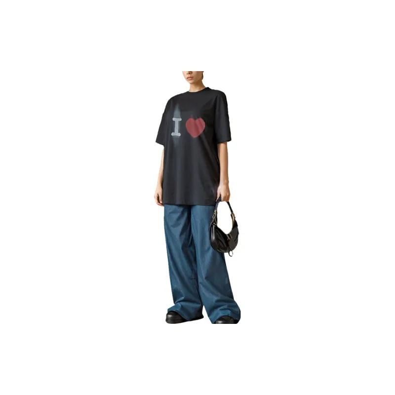 Balenciaga SS23 T Shirt Loose Fit Style Unisex Black-7