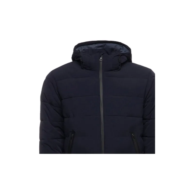 EMPORIO ARMANI EA7 Puffer Jacket Men's Navy Blue-4
