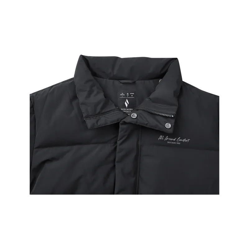 Skechers Sports Alliance Series Puffer Jacket Unisex Carbon Black-4