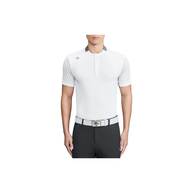 DESCENTE Pro Collection Polo Shirts Men White-3