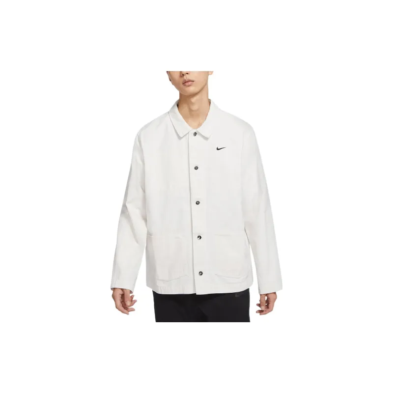 Nike Jackets Men White-3