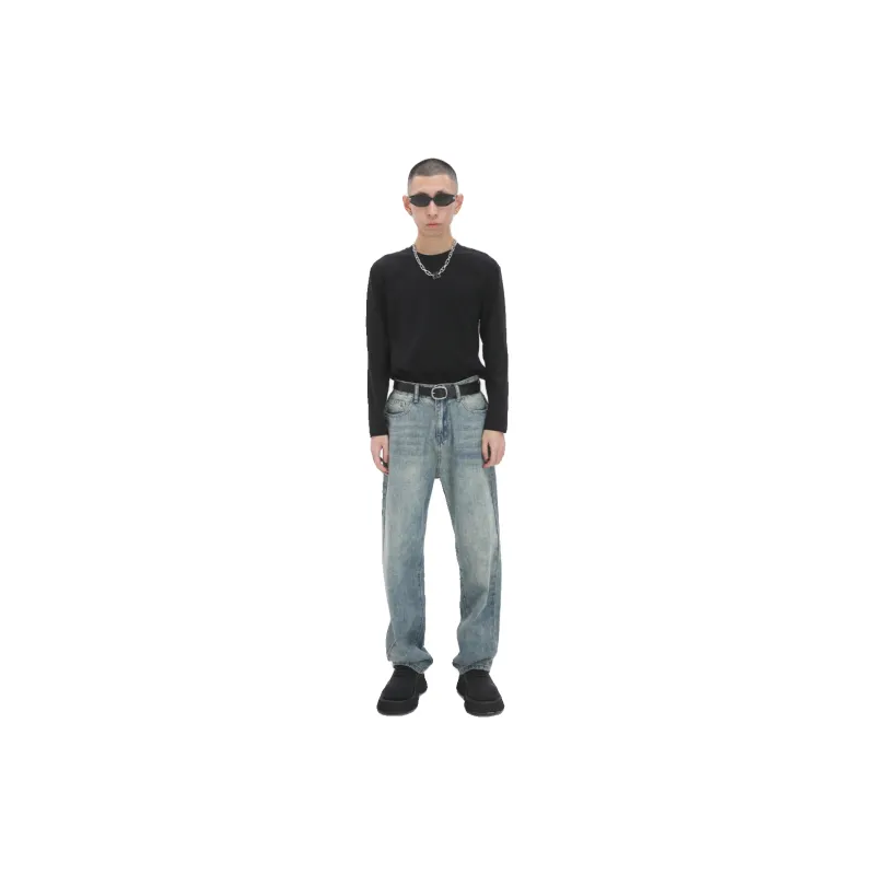 Voguo Relay Jeans Unisex Denim Blue-4