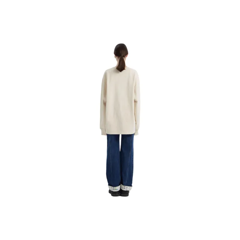Valeria Obbaco Sweatshirt Unisex Apricot-2