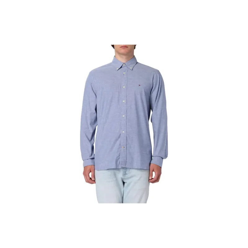 Tommy Hilfiger Logo embroidered Oxford Shirt-1