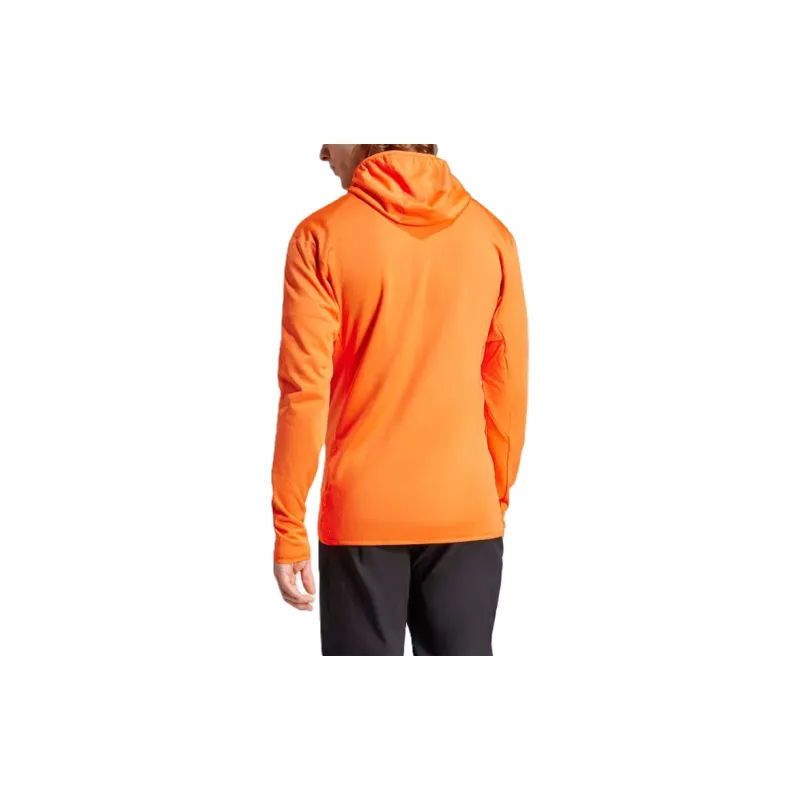 Adidas TERREX XPERIOR LIGHT FLEECE HOODED JACKET Jackets & Coats Men's Orange-2