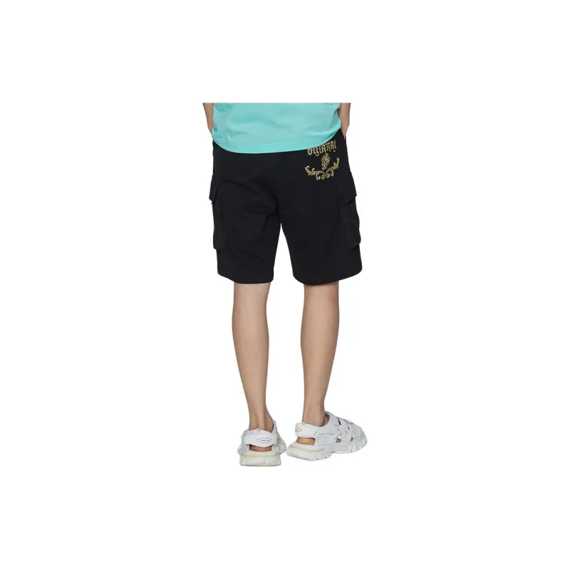 ONIARAI Casual Shorts Unisex Black-3
