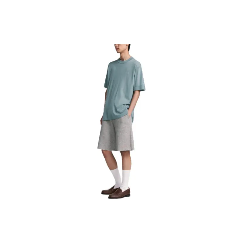 DIOR T-Shirts Men Blue Gray-2