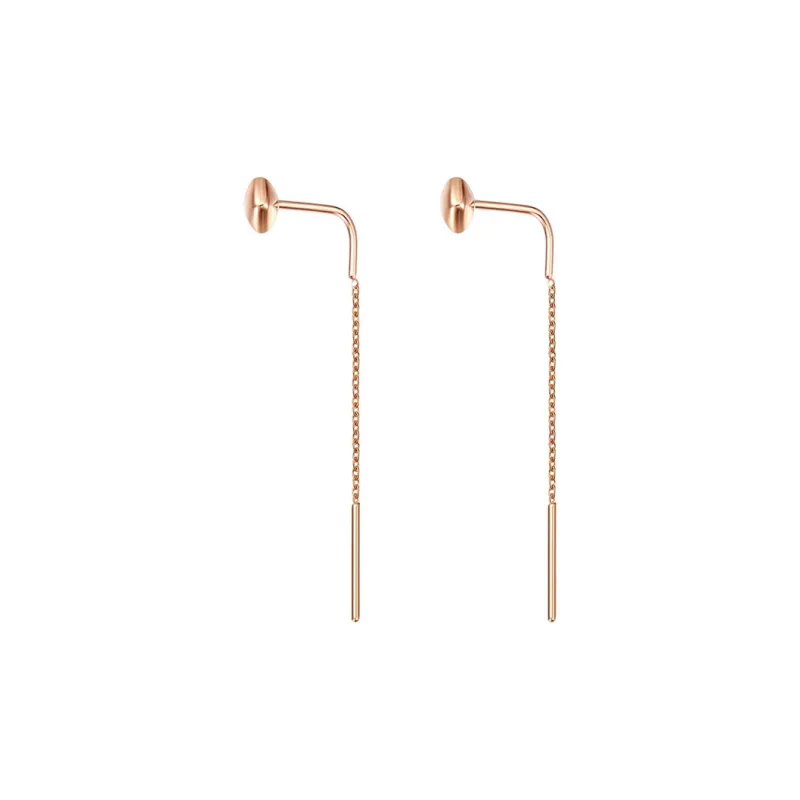 LUKFOOK JEWELLERY 18K Gold Drop Earrings Women's-2