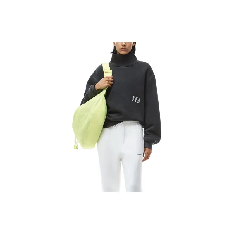 Alexander Wang Sweatshirts Unisex Acid Washed Black-3
