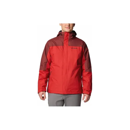 Columbia Tunnel Falls 2 Jackets Men Sailboats Red