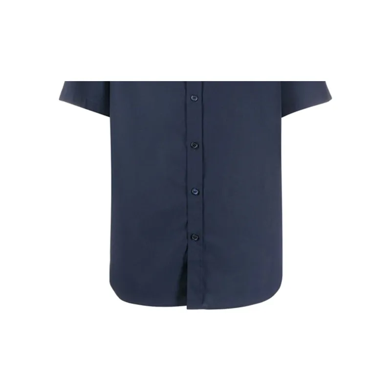 Burberry Shirts Men Dark Blue-5